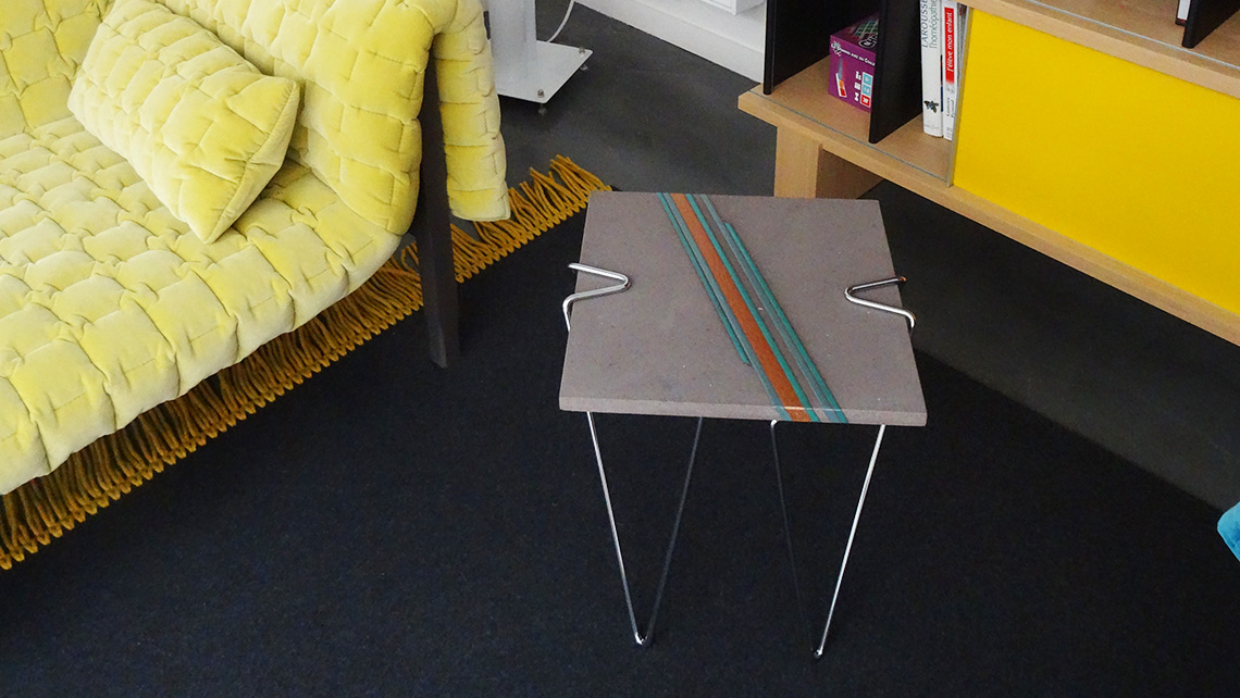Enameled occasional tables